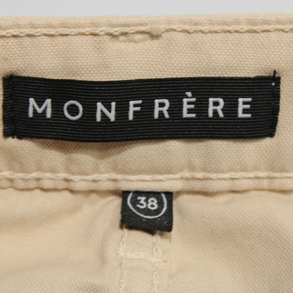 Monfrere NWT Jeans Size 38 US Deniro Slim Straight in Beige Cotton Blend